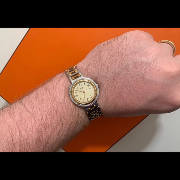 Authentic Hermès Paris clipper 30mm wrist watch - Picture 8 of 12